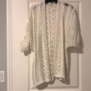 Women's White Knit Sweater